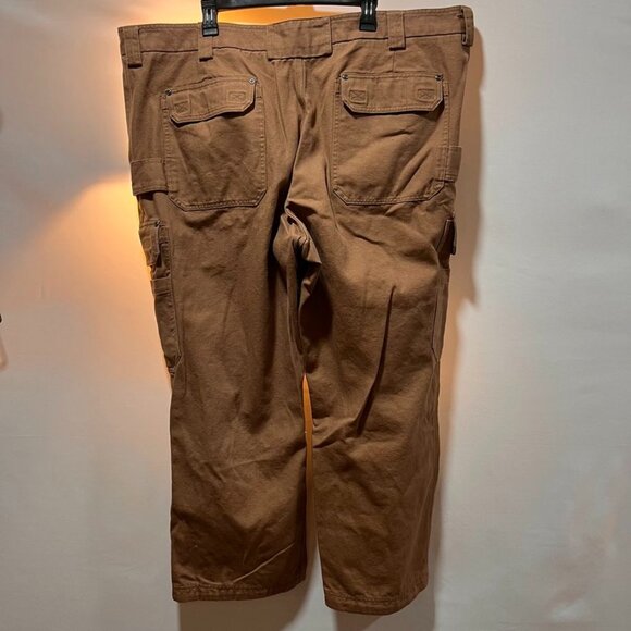 Duluth Trading Co Men’s Brown Cargo Fire Hose Work Pants Size 50x30 - Picture 6 of 6